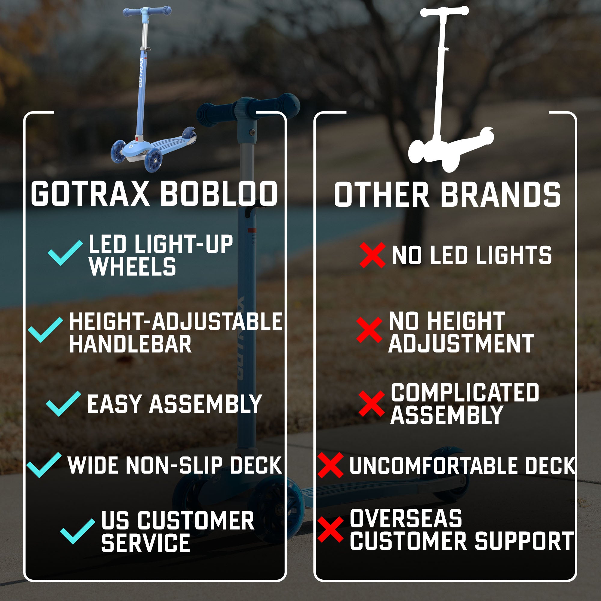 Bobloo Kids Kick Scooter - GOTRAX