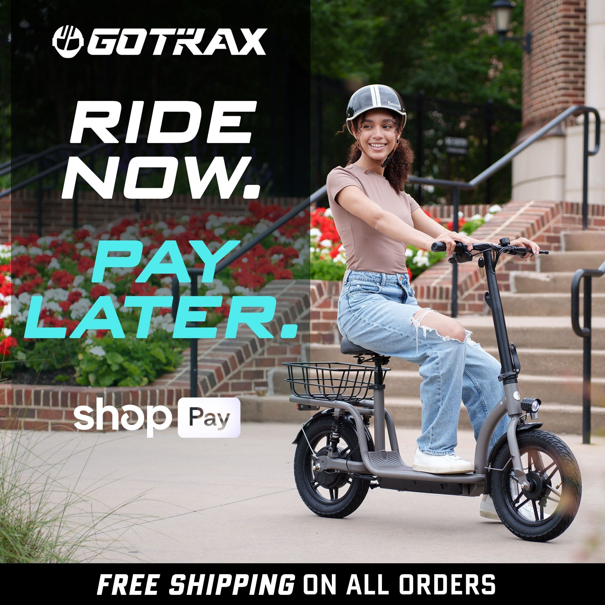 Flex Voyager E - Scooter With Seat - GOTRAX